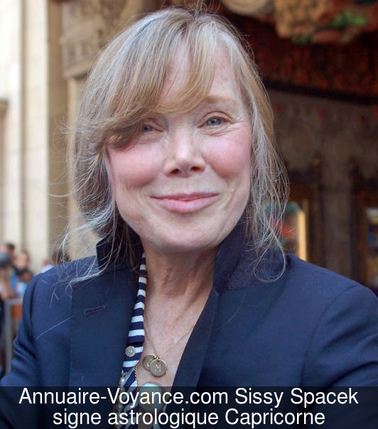 Sissy Spacek Capricorne