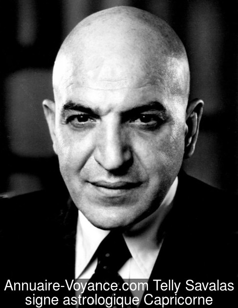 Telly Savalas Capricorne