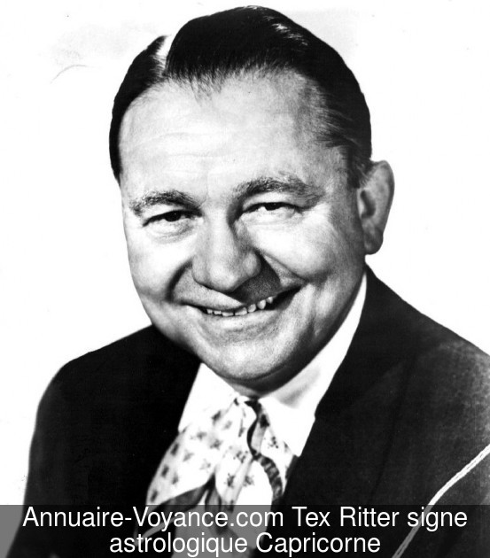 Tex Ritter Capricorne