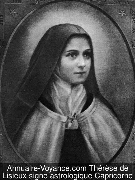Thérèse de Lisieux Capricorne