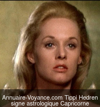 Tippi Hedren Capricorne