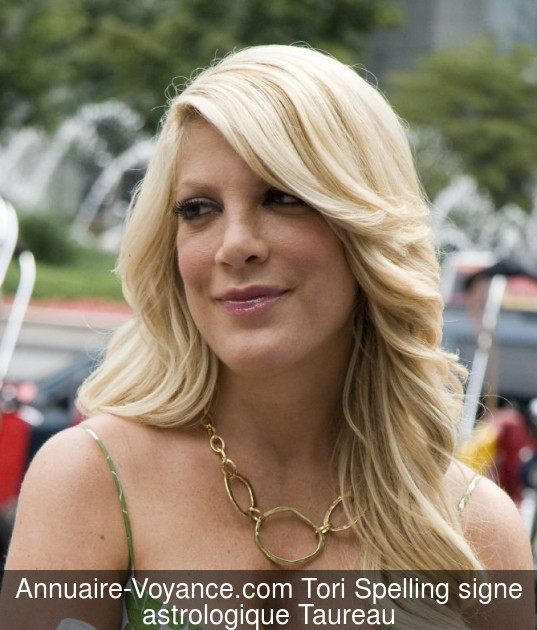 Tori Spelling Taureau