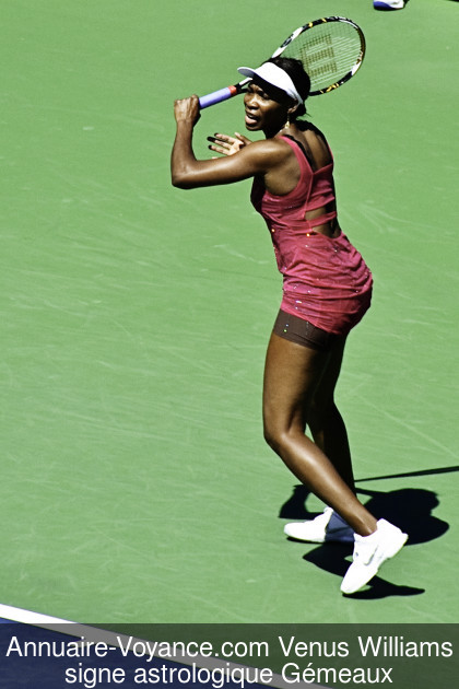 Venus Williams Gémeaux