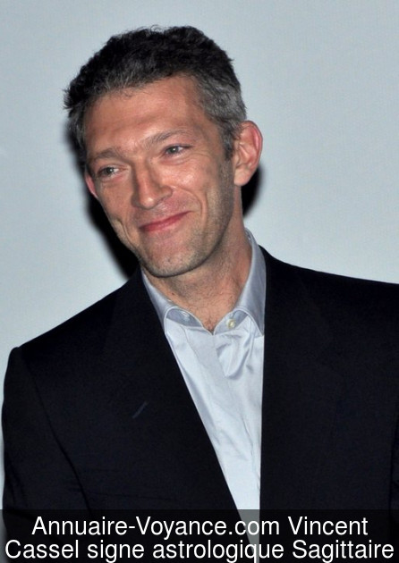 Vincent Cassel Sagittaire