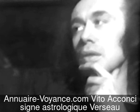 Vito Acconci Verseau