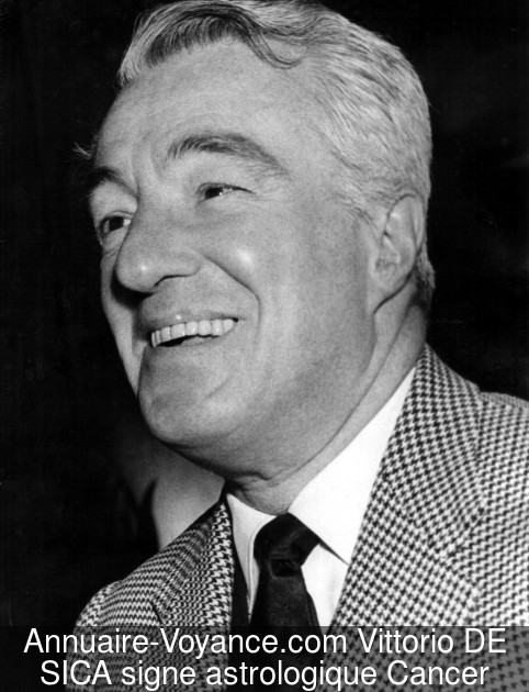 Vittorio DE SICA Cancer