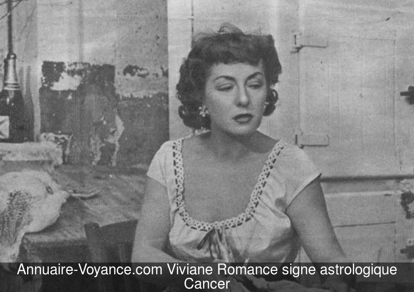 Viviane Romance Cancer