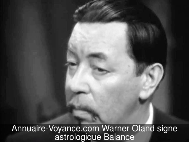 Warner Oland Balance
