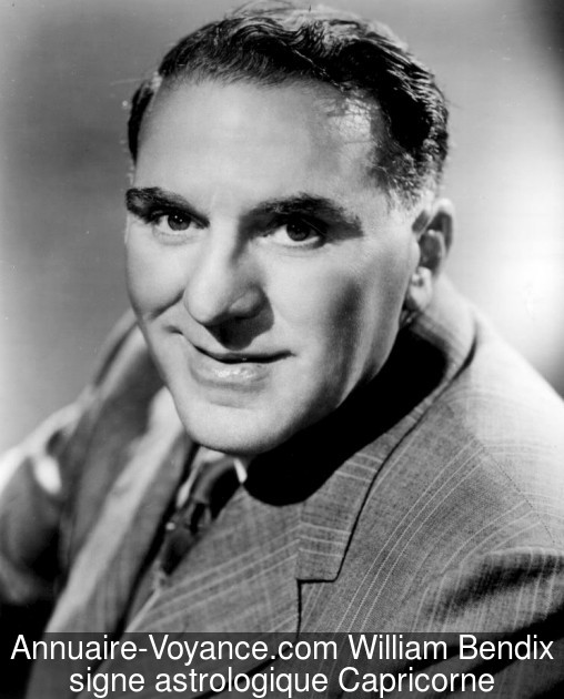 William Bendix Capricorne