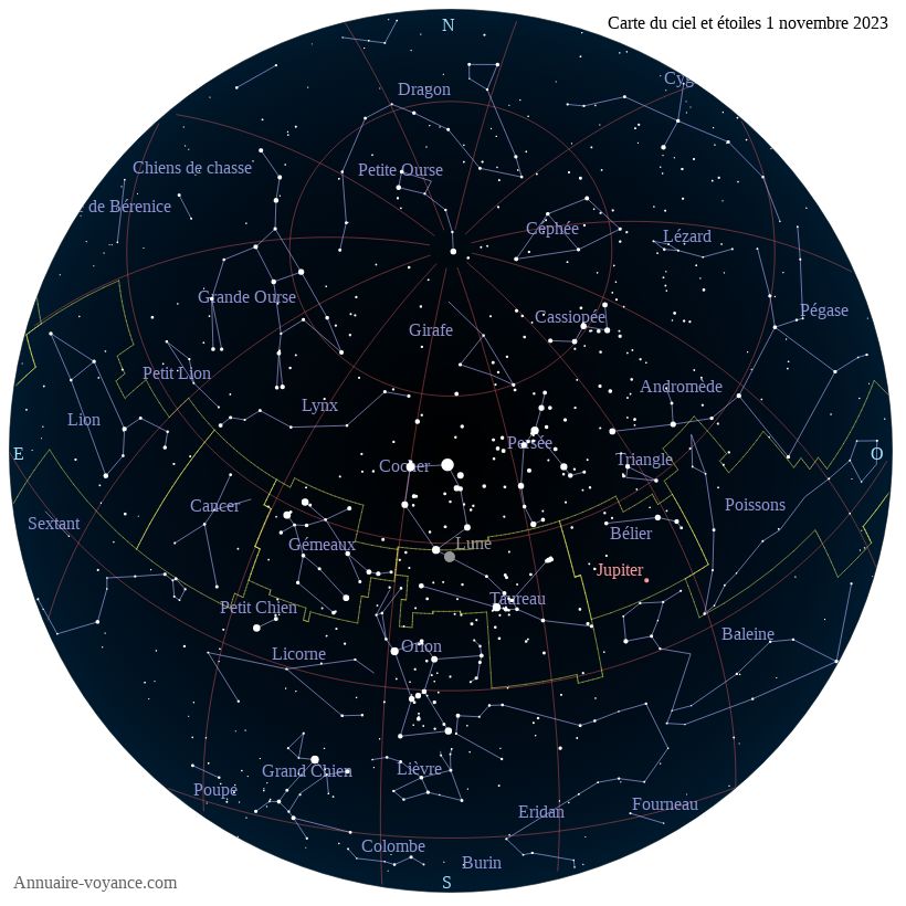 carte ciel 1-11-2023