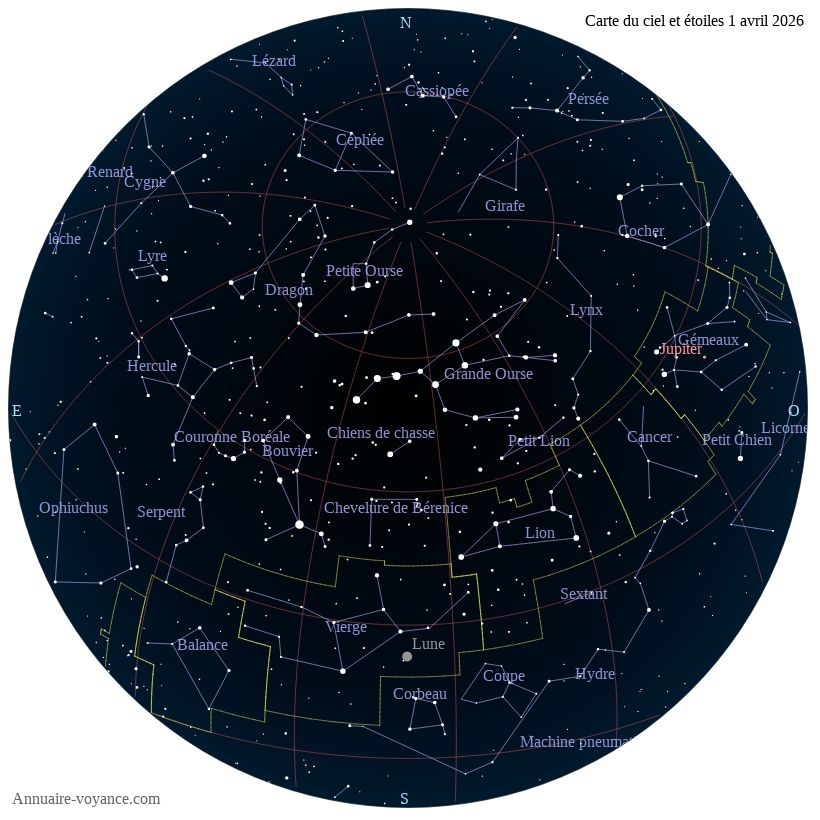 carte ciel 1-4-2026