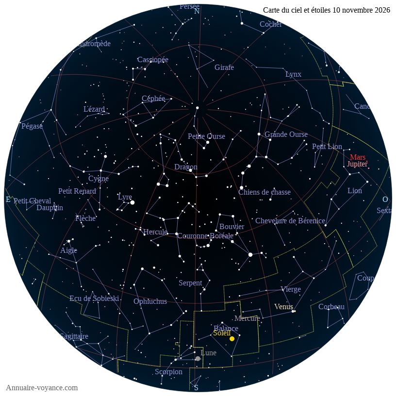 carte ciel 10-11-2026