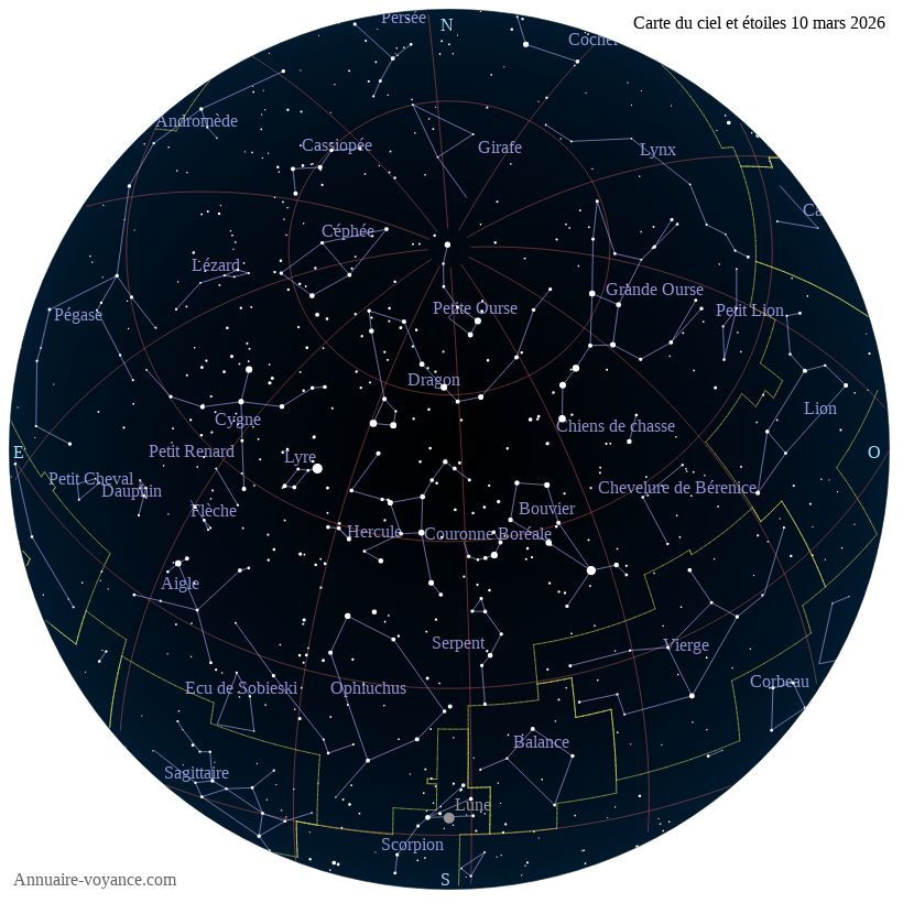 carte ciel 10-3-2026