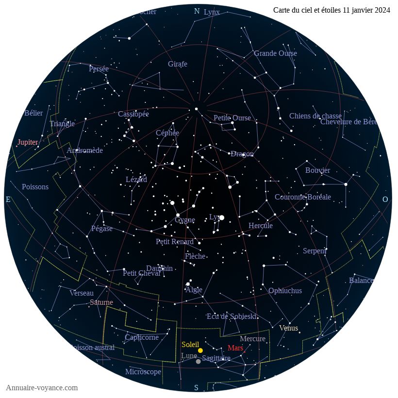 carte ciel 11-1-2024