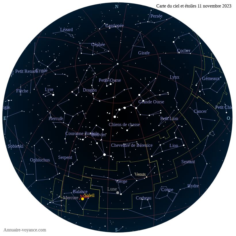 carte ciel 11-11-2023
