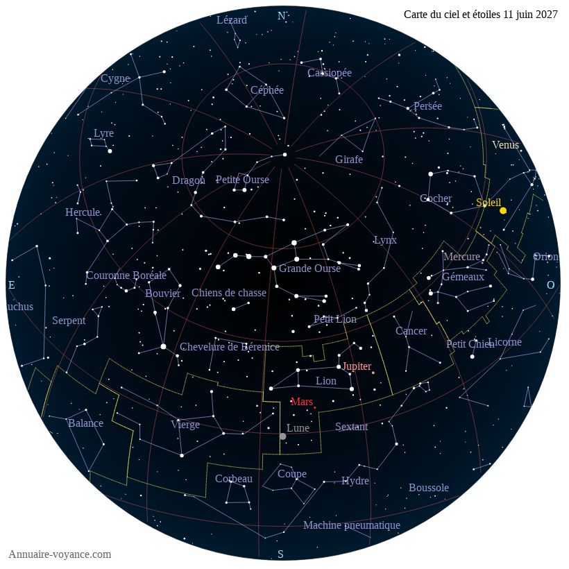 carte du ciel 11-juin