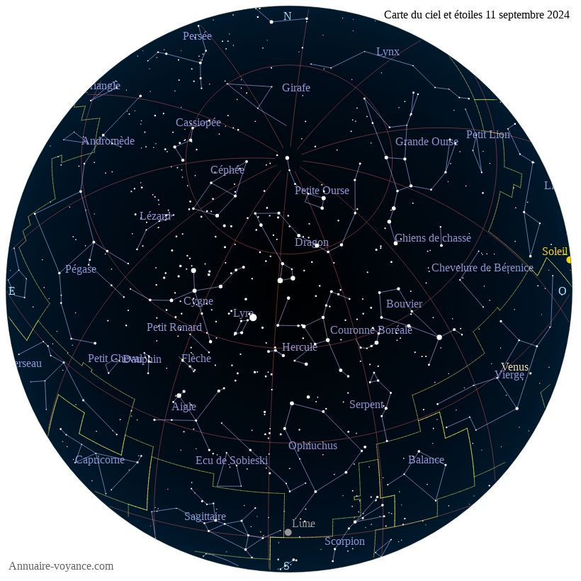 carte du ciel 11-septembre