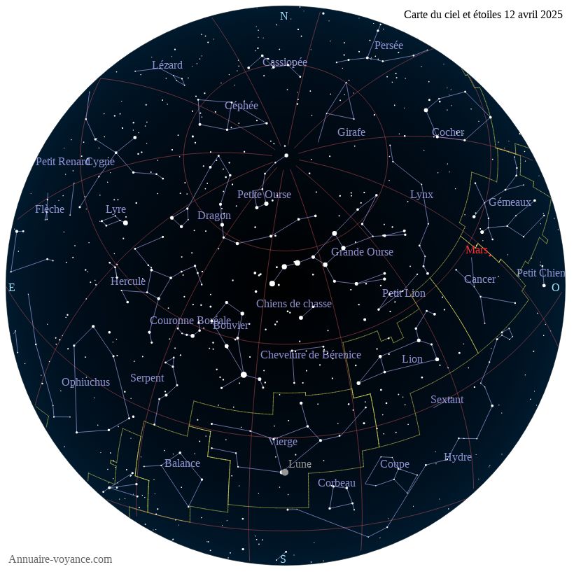 carte ciel 12-4-2025