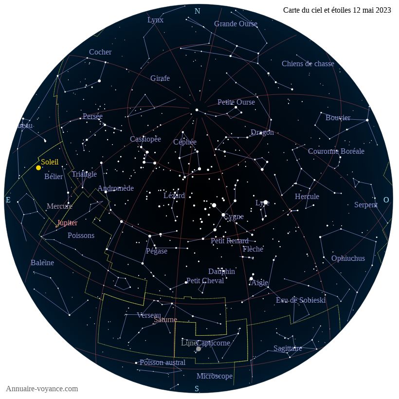 carte étoiles 12-mai carte du ciel 12-mai