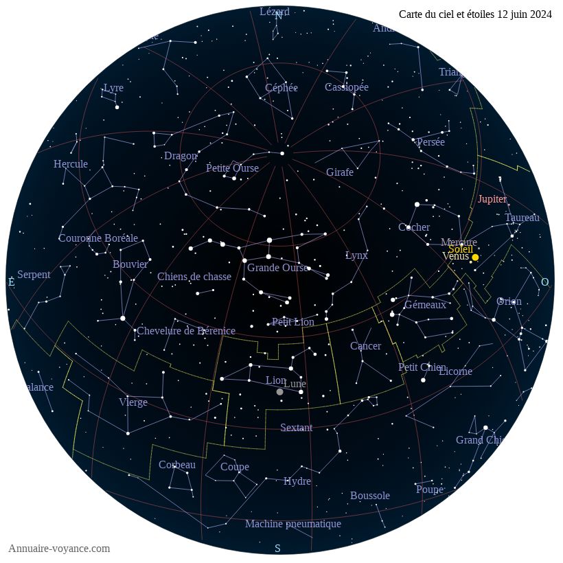 carte du ciel 12-juin