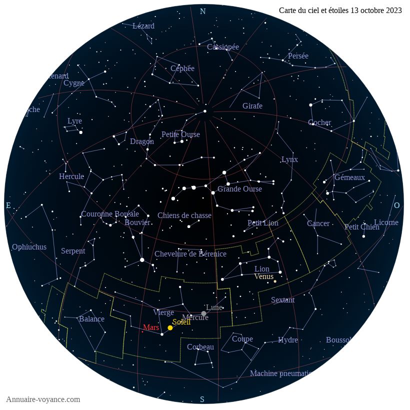 carte ciel 13-10-2023