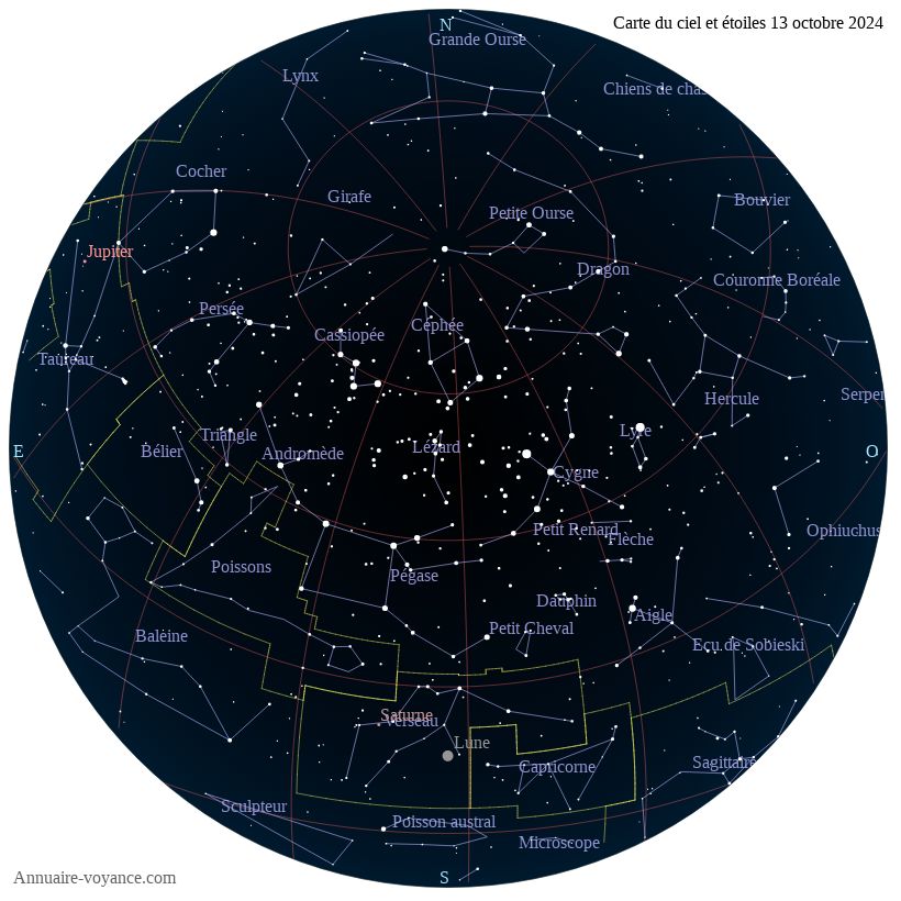 carte ciel 13-10-2024