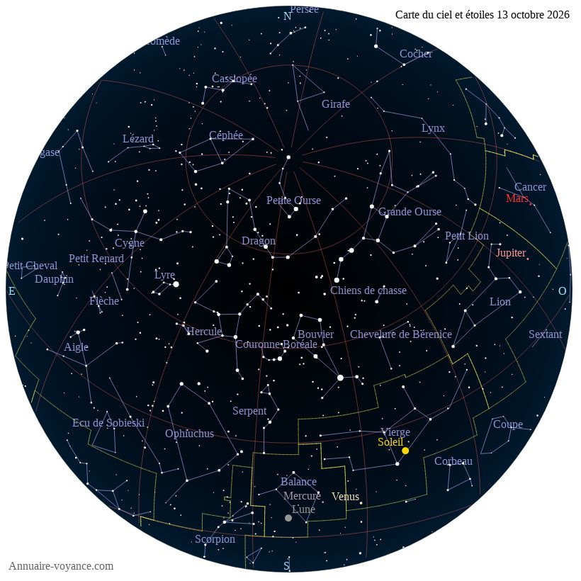 carte ciel 13-10-2026