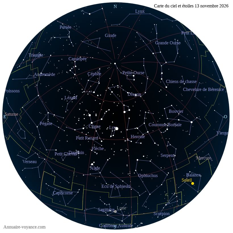 carte ciel 13-11-2026