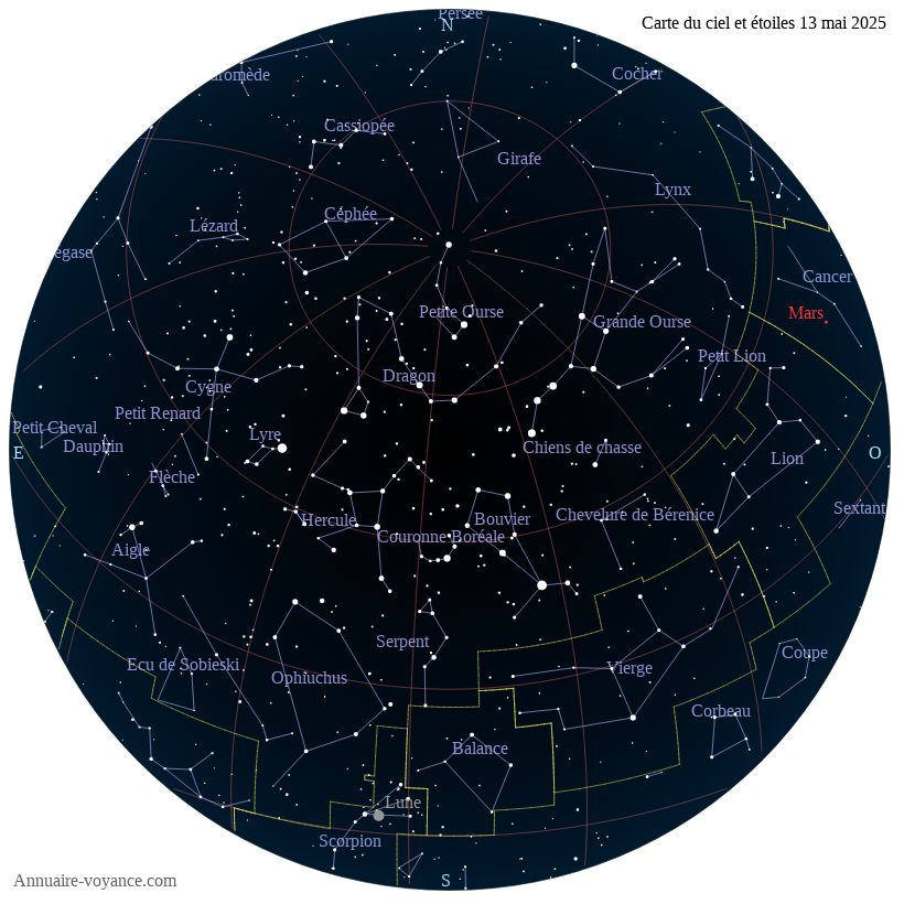 carte ciel 13-5-2025