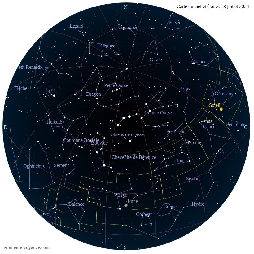 carte ciel 13-7-2024