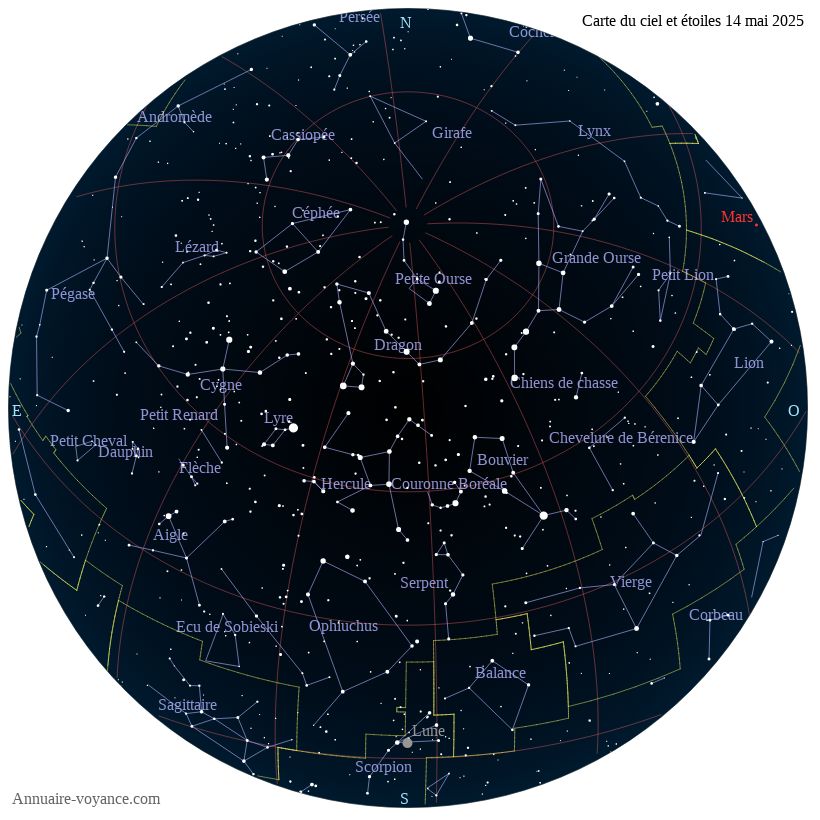 carte ciel 14-5-2025