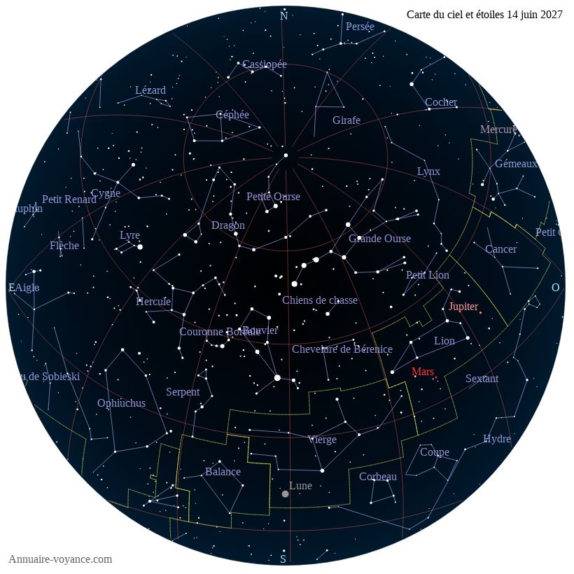 carte du ciel 14-juin
