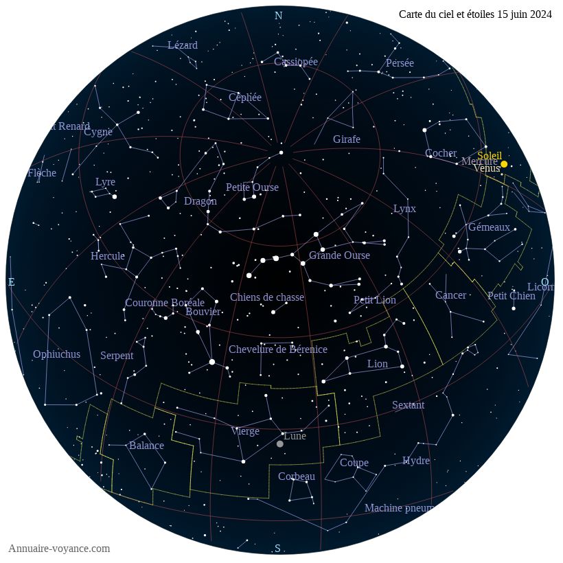 carte du ciel 15-juin