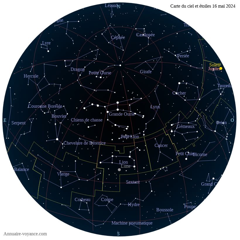 carte du ciel 16-mai