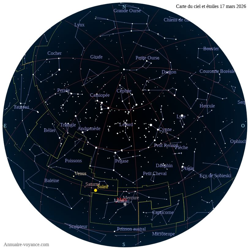 carte ciel 17-3-2026