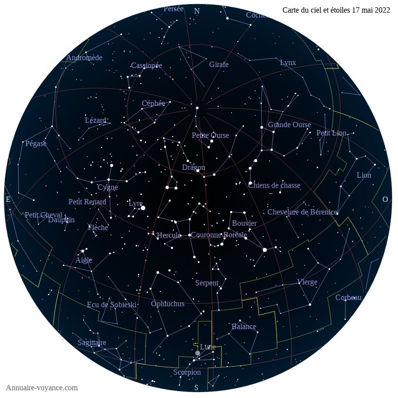carte étoiles 17-mai carte du ciel 17-mai