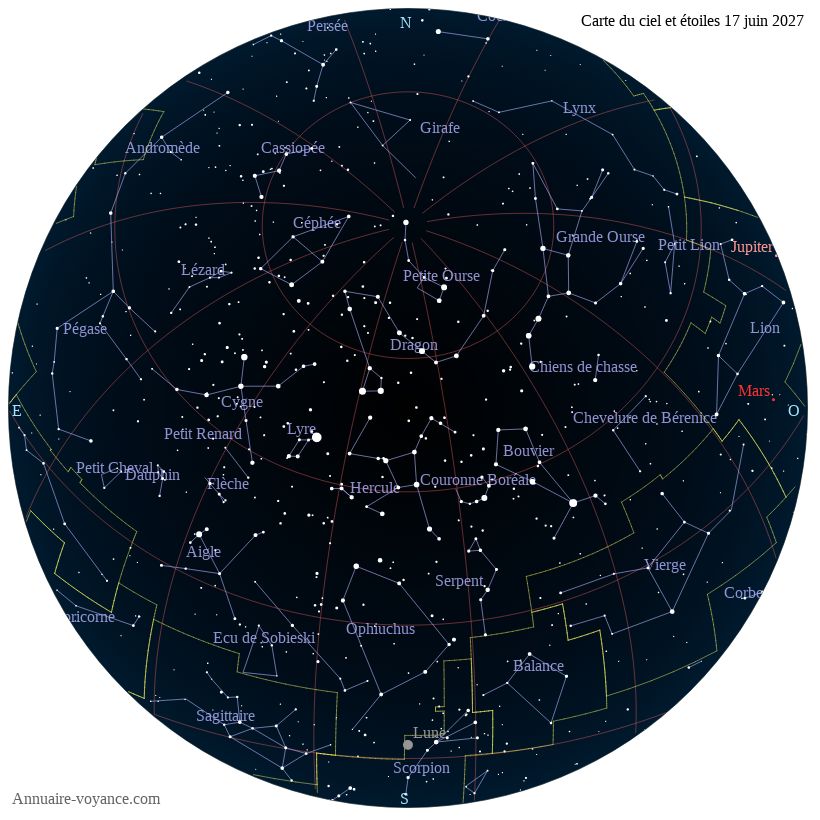 carte du ciel 17-juin