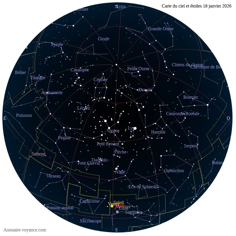 carte ciel 18-1-2026