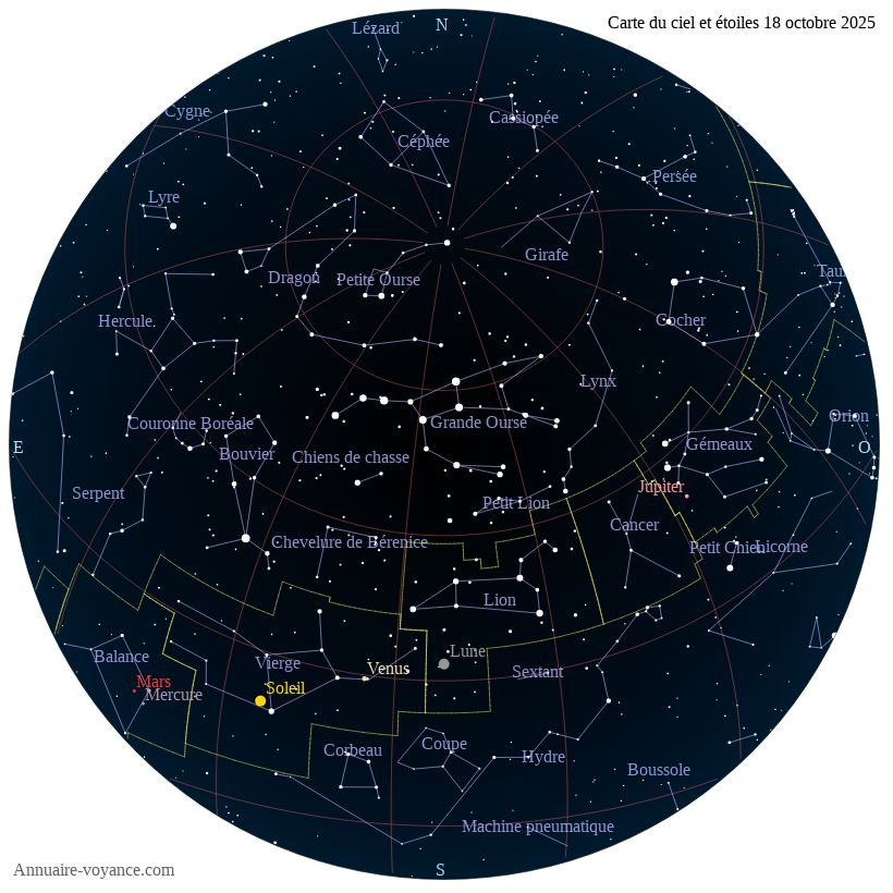 carte ciel 18-10-2025