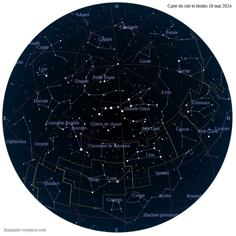 carte du ciel 18-mai