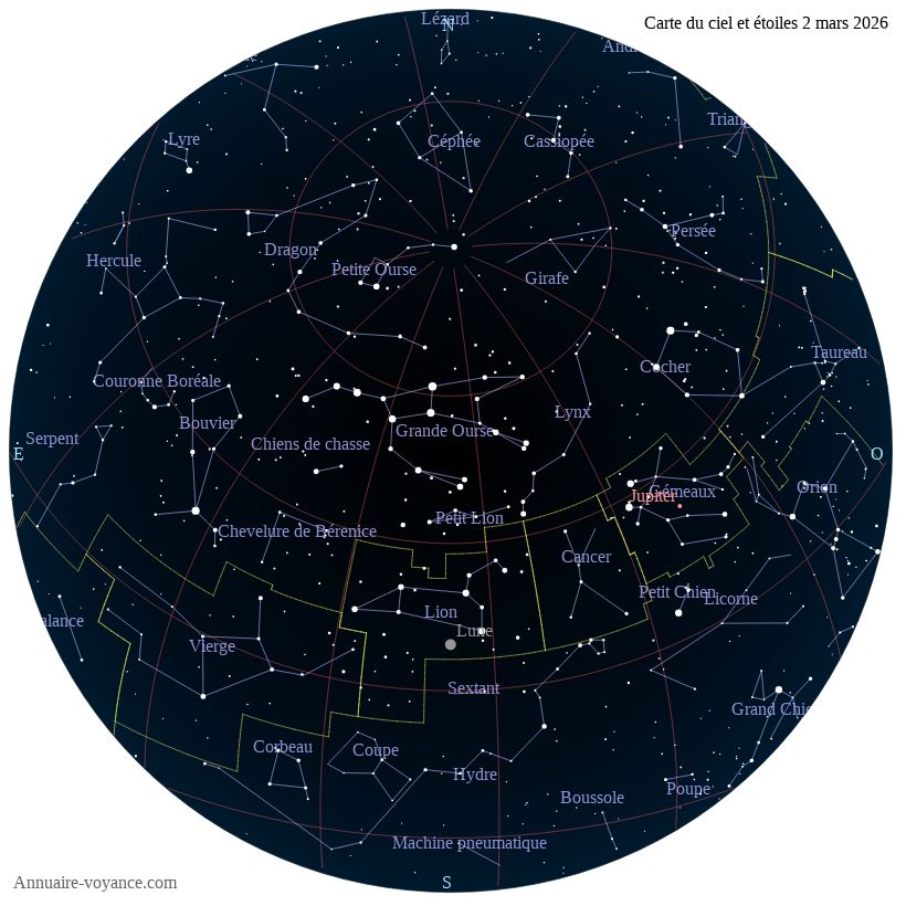 carte ciel 2-3-2026
