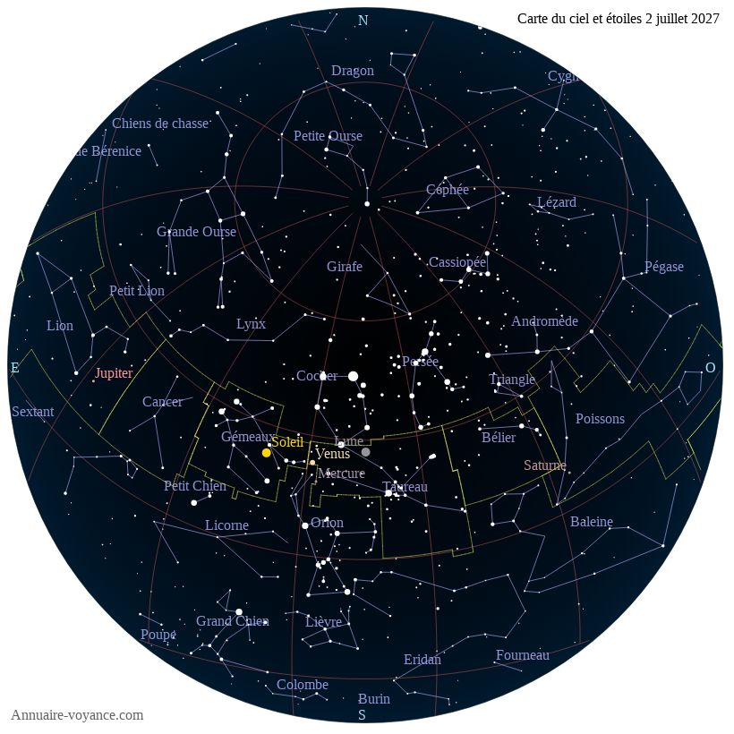 carte du ciel 2-juillet