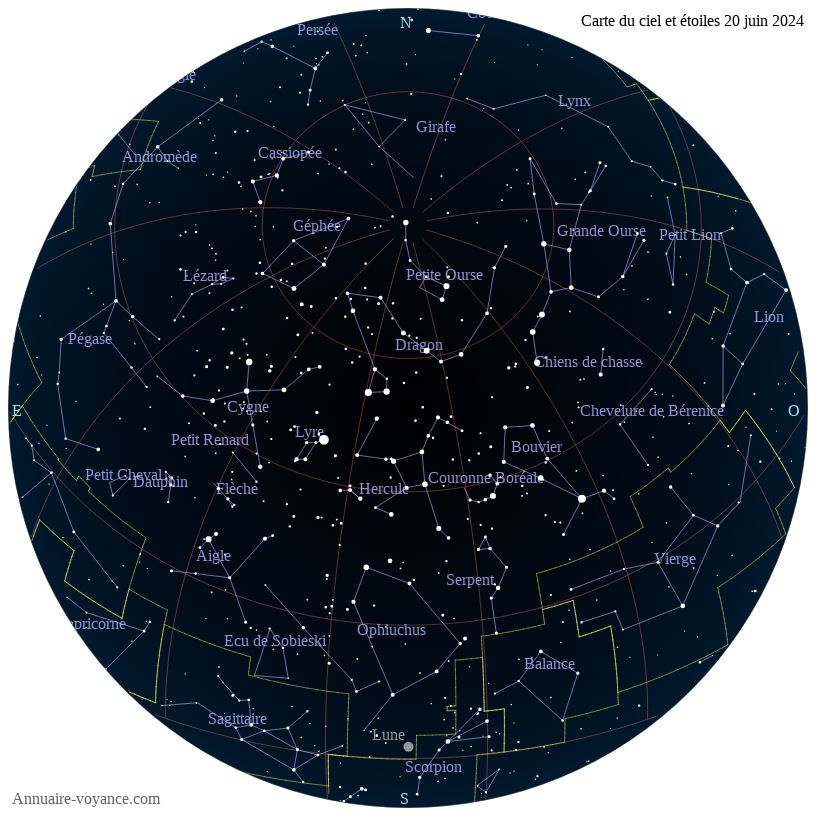 carte du ciel 20-juin