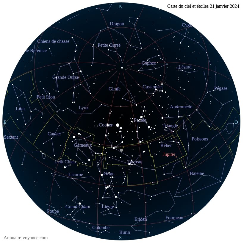 carte ciel 21-1-2024
