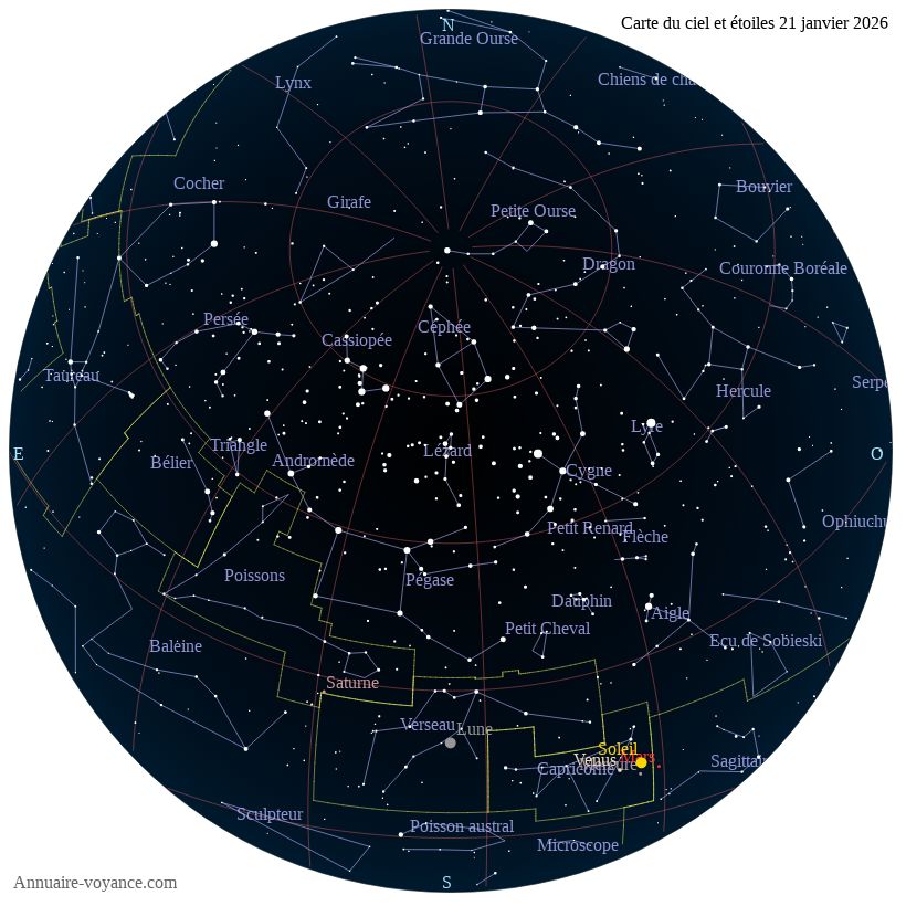 carte ciel 21-1-2026