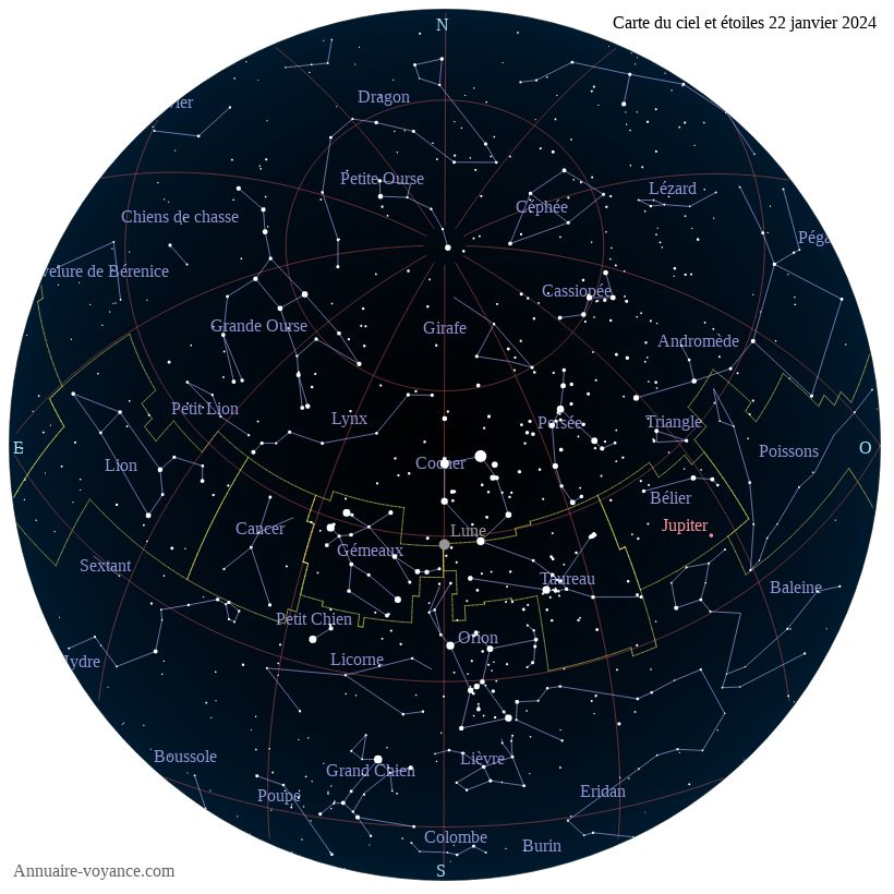 carte ciel 22-1-2024