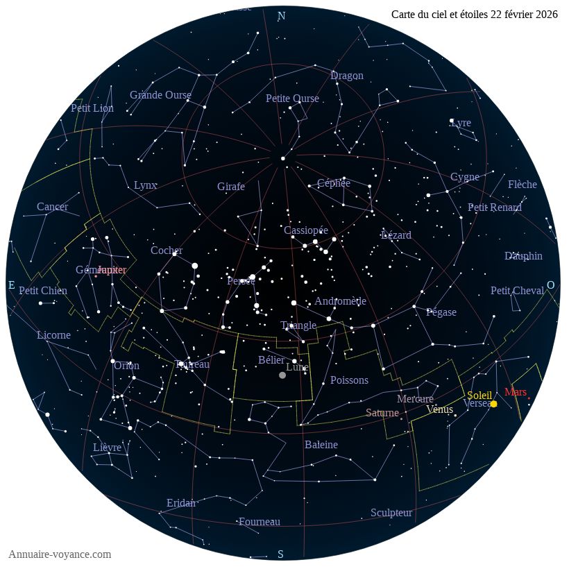 carte ciel 22-2-2026