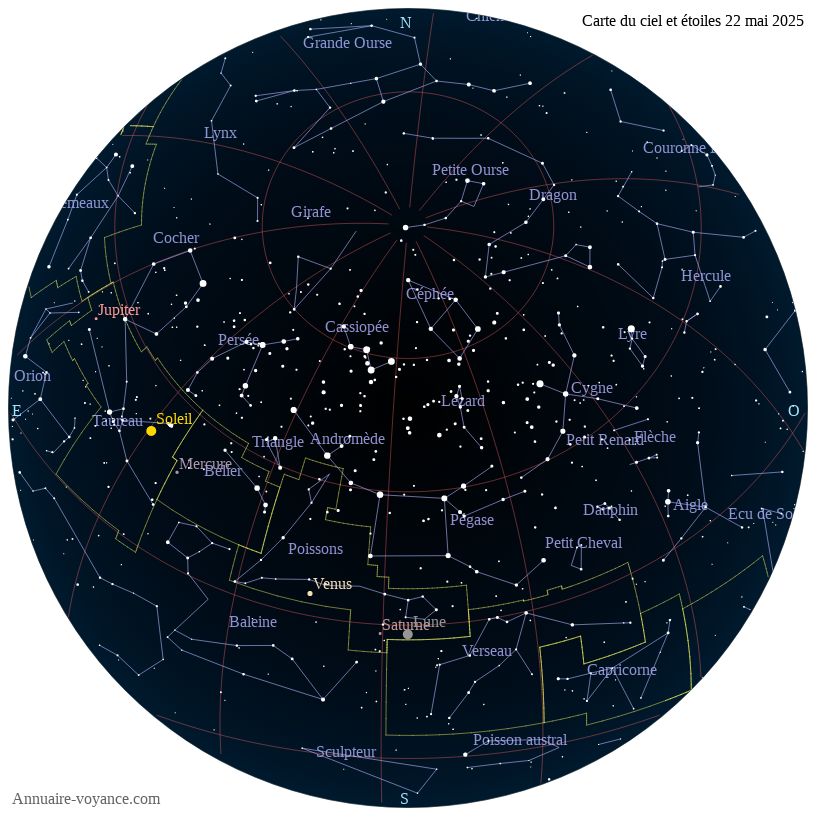 carte ciel 22-5-2025
