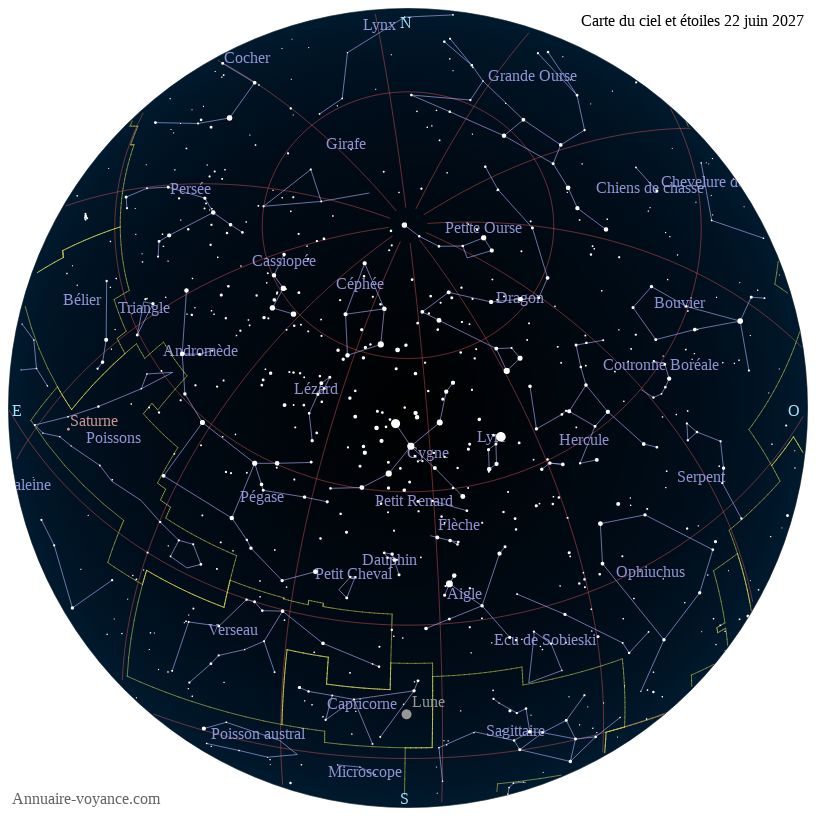 carte du ciel 22-juin