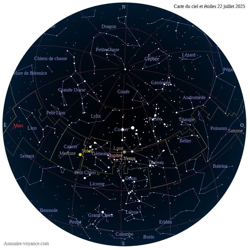 carte ciel 22-7-2025